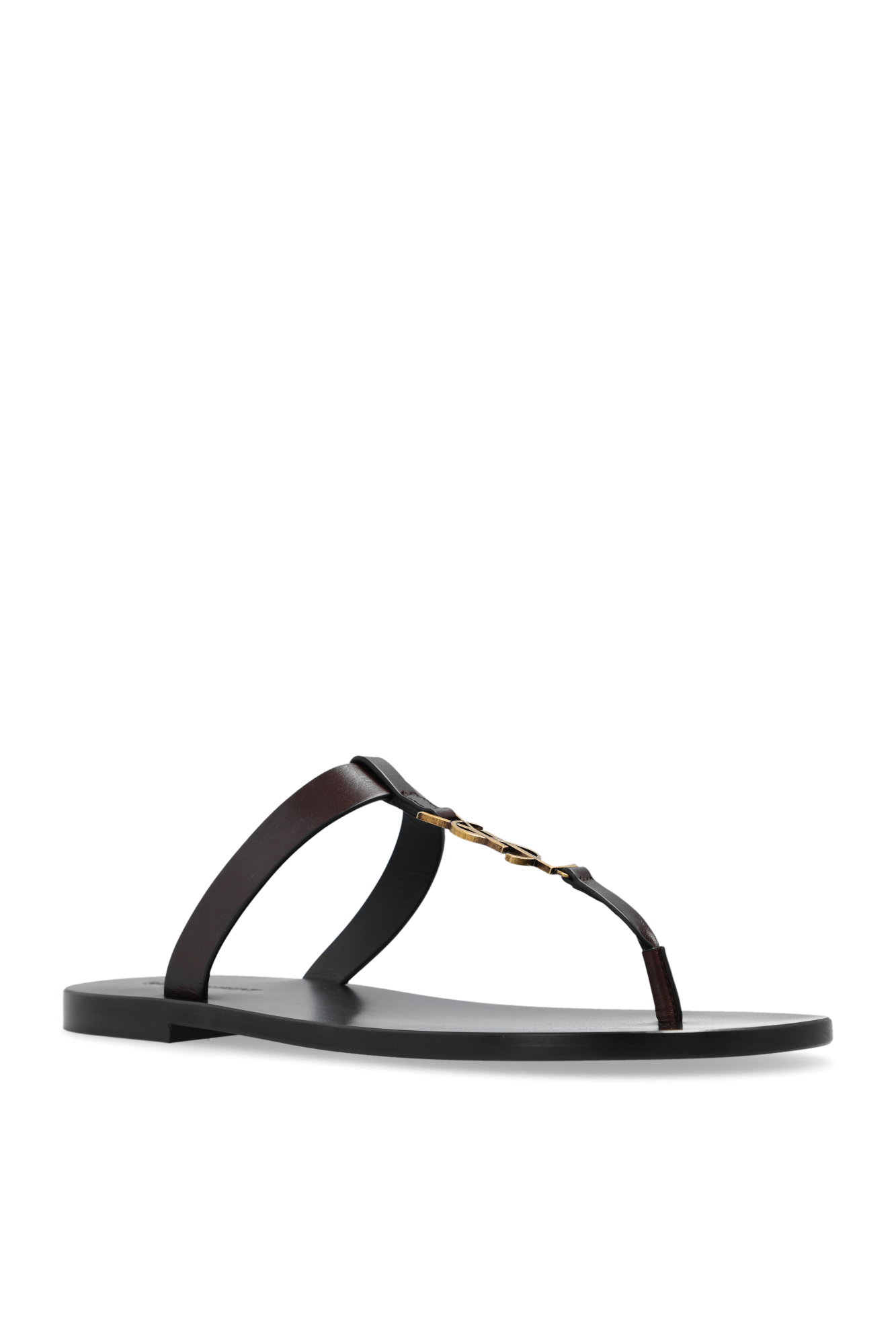 サンダル SAINT LAURENT Men Sandals Dark 775806DWETT 2023 Saint Laurent 'Cassandre' slides | Men's Shoes | Vitkac